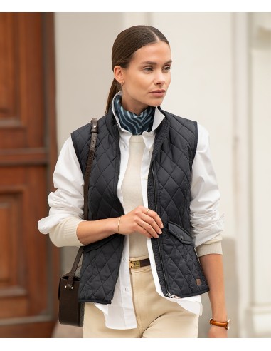 NIM-CDEN-L-Camden pour femmes - veste sans manches à matelassage en losange